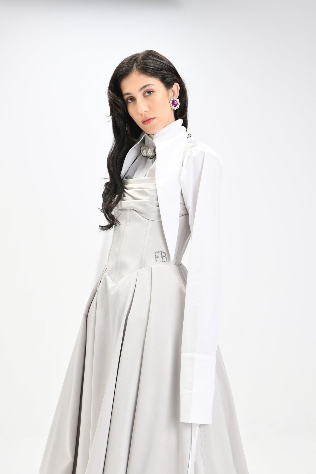THE DUNIA CORSETED ROBE