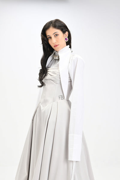 THE DUNIA CORSETED ROBE